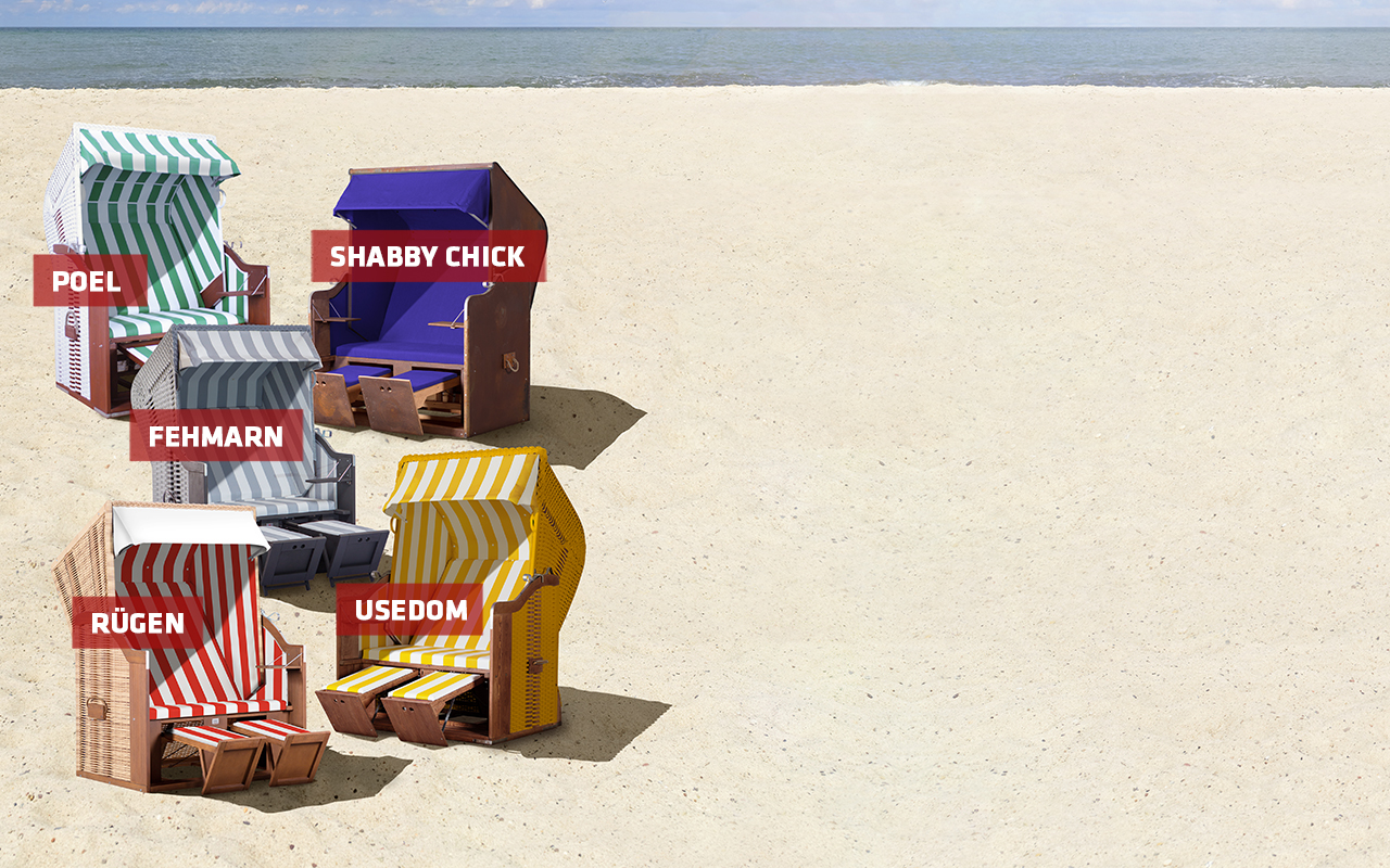 deVries Profi Strandkörbe für den perfekten Auftritt